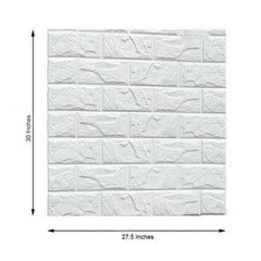 White Brick Sheet Pack Of 10