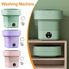 Portable Foldable Washing Machine Basket Random Color